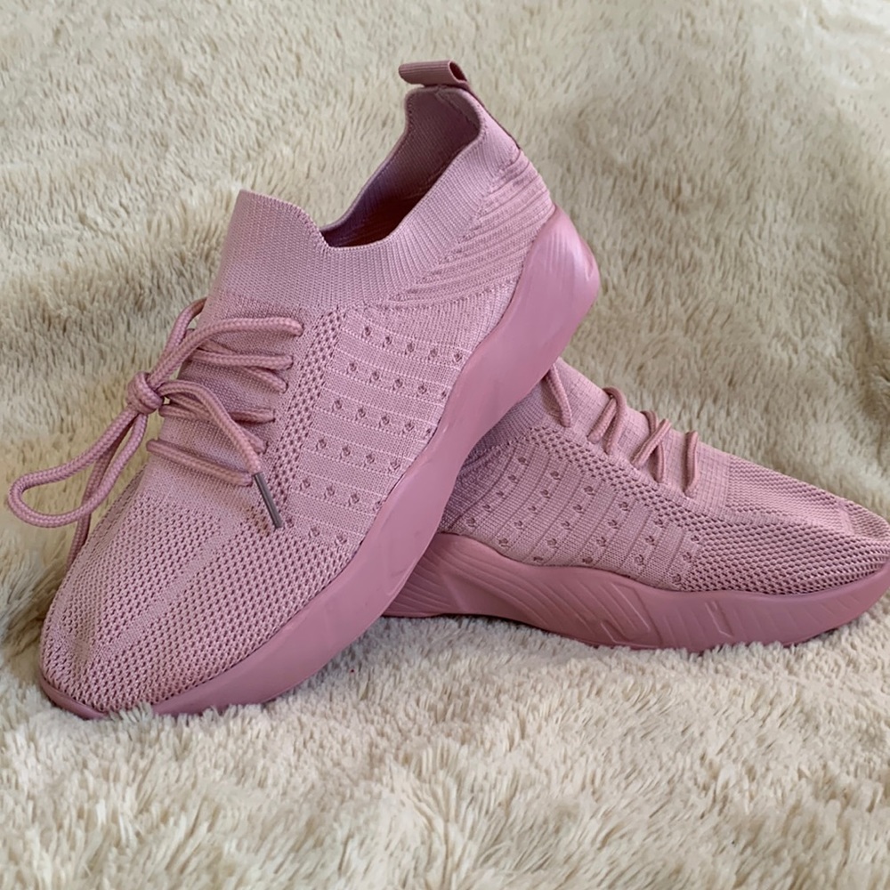 Pink slip on size 8 shoes